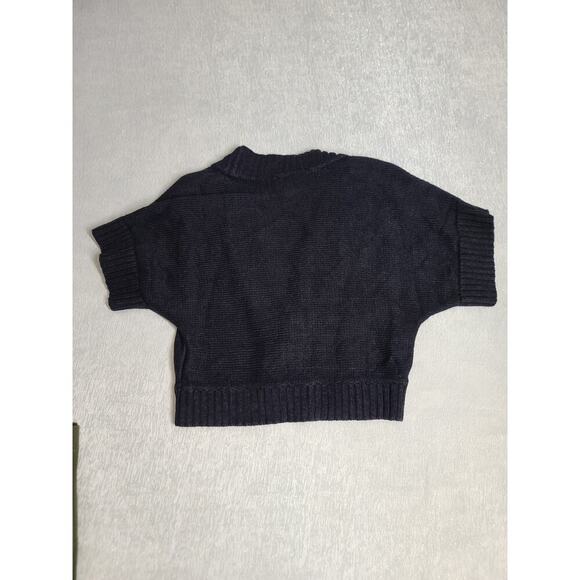 Worthington Vintage Black 2 button Shrug Sweater Rockabilly Size Large Career - Picture 4 of 9